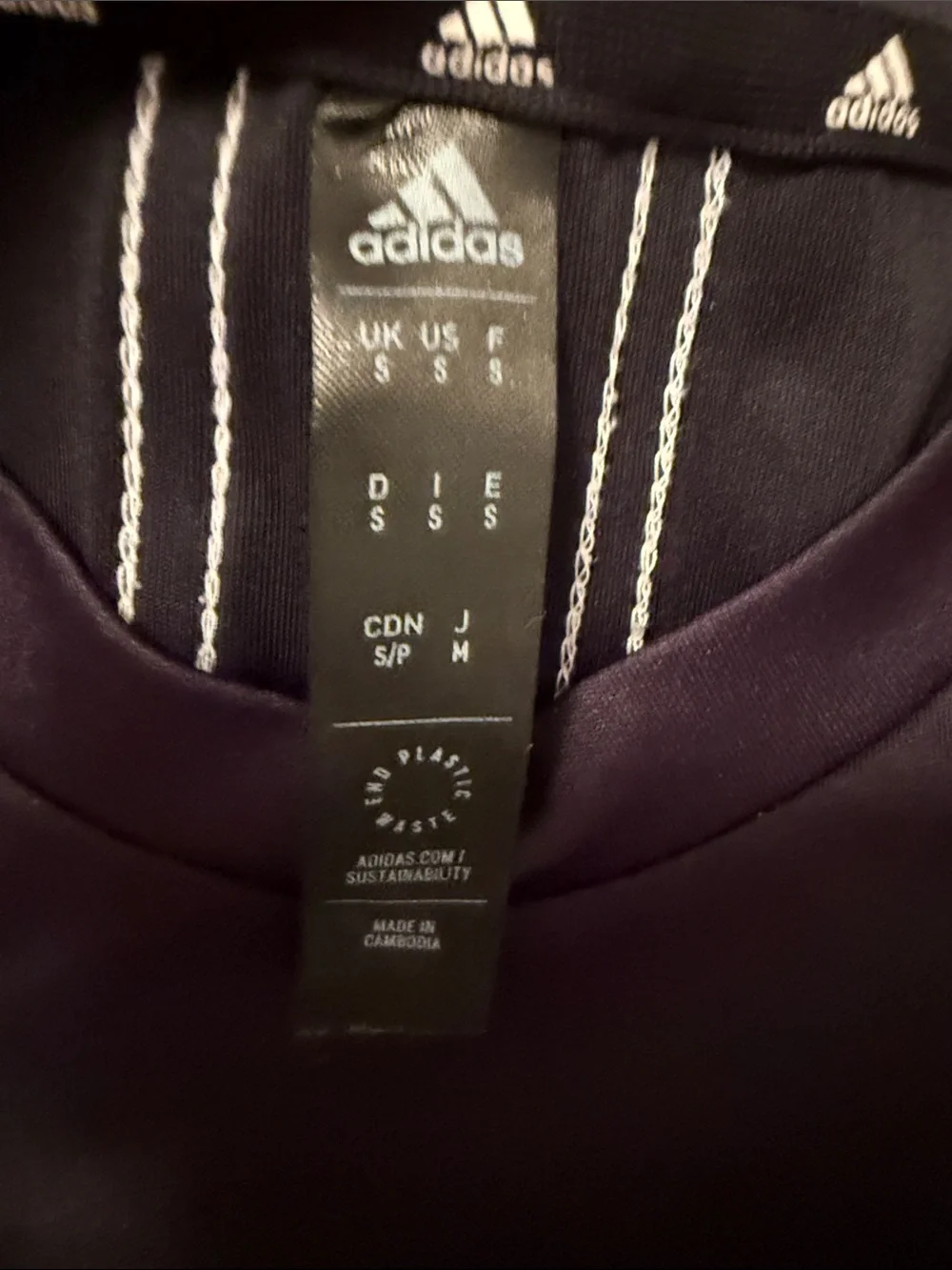 adidas Mens Logo Sports Tees- Small